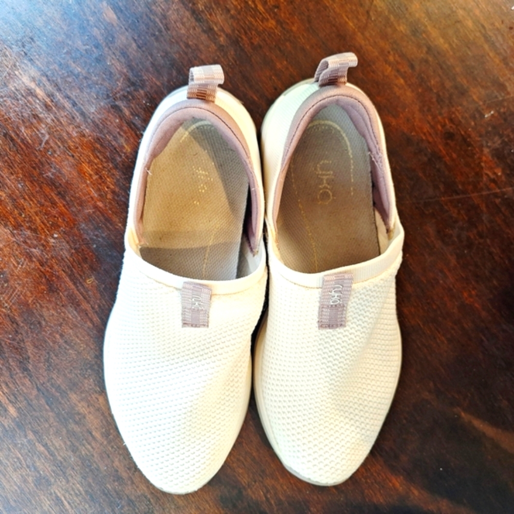 Ryka White Slip-On Knit Sneakers - Picture 5 of 9